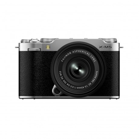 FUJI X-M5 SILVER + XC 15-45/3.5-5.6 OIS PZ