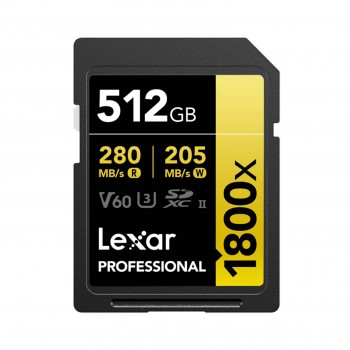 LEXAR SDXC 512GB 1800X