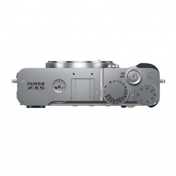 FUJI X-E5 SILVER dessus