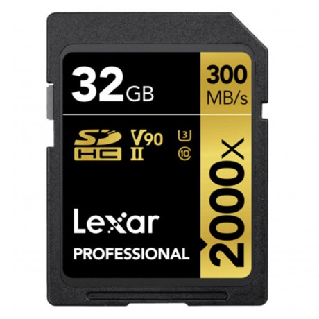 LEXAR SDHC 32GB 2000X PRO UHS-II U3